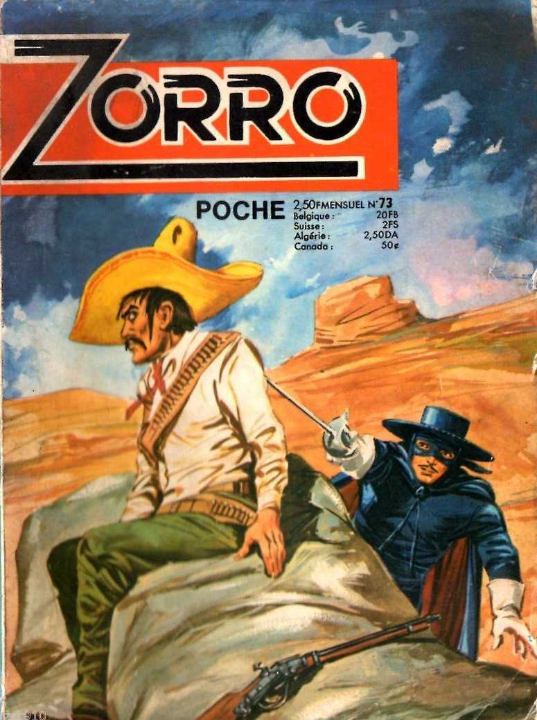 Scan de la Couverture Zorro SFPI Poche n 73